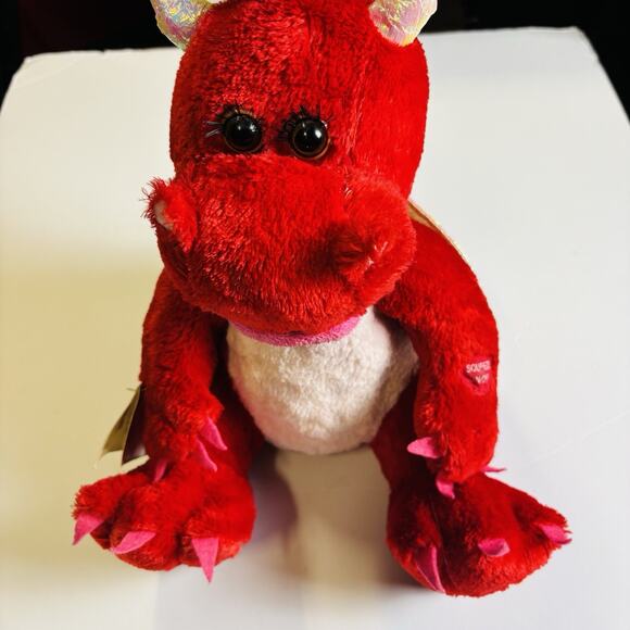 Dragon red stuffed animal  plush - Picture 2 of 13